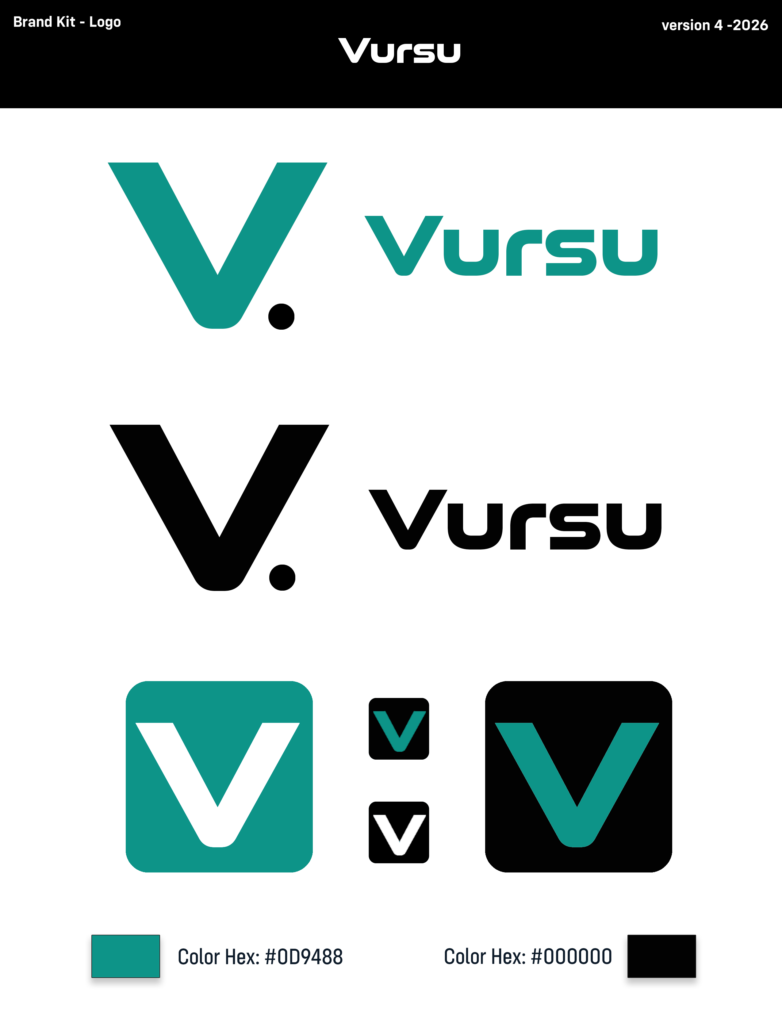 Vursu Brand Kit V4 reference sheet